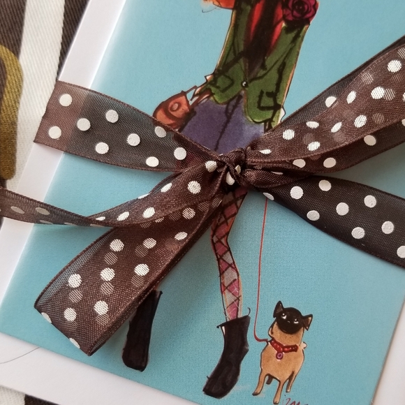 ❗Henri Bendel Illustrator Izak Zenou Chic Bendel Girl Notecards and Envelope Set - Picture 3 of 3